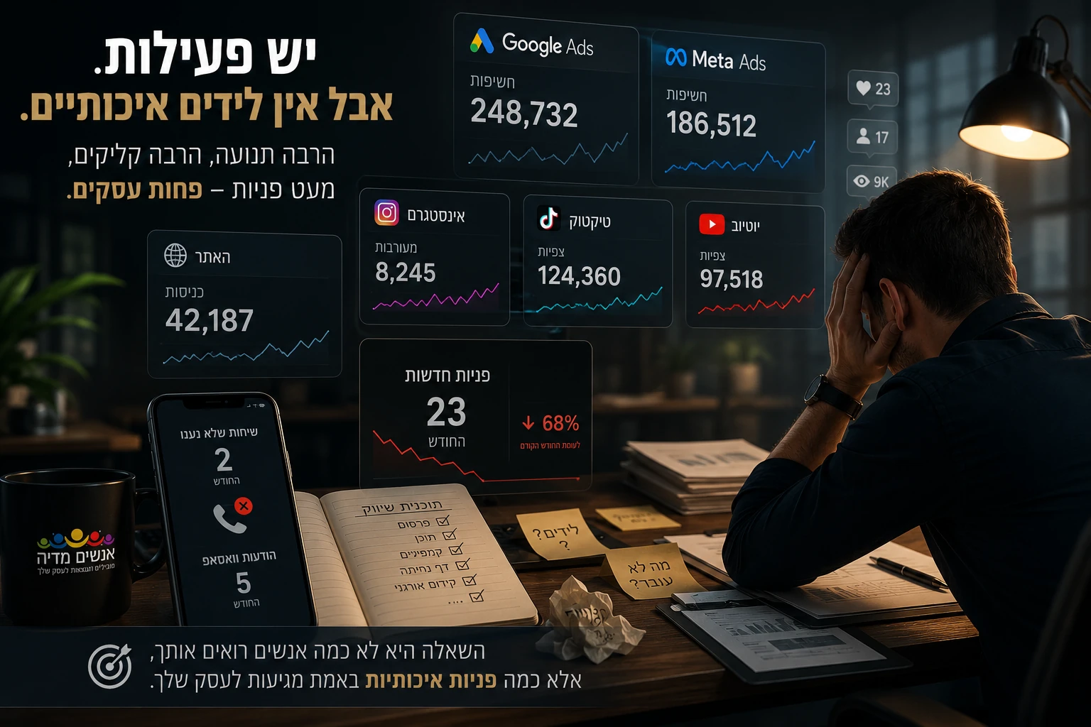 איך להביא יותר לידים לעסק? 12 אסטרטגיות שעובדות ב-2026